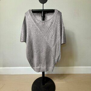 Alfani Sequins Champagne Top